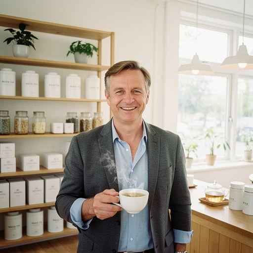 Fehér tea levél, amely a napi teázás előnyeit hangsúlyozza.